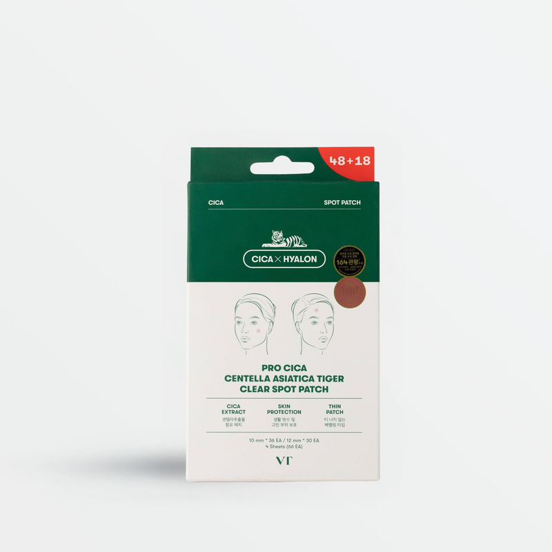 Pro Cica Centella Asiatica Tiger Clear Spot Patch (66 pcs)