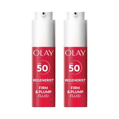 Olay Regenerist Firm  Plump SPF50+ Fluid Duo