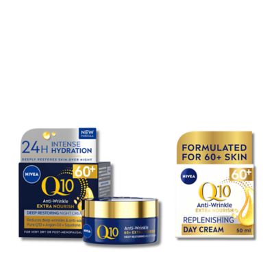 Nivea Q10 Day  Night Cream 60+ Bundle