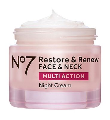 No7 Restore & Renew Face & Neck Multi Action Night Cream 50ml