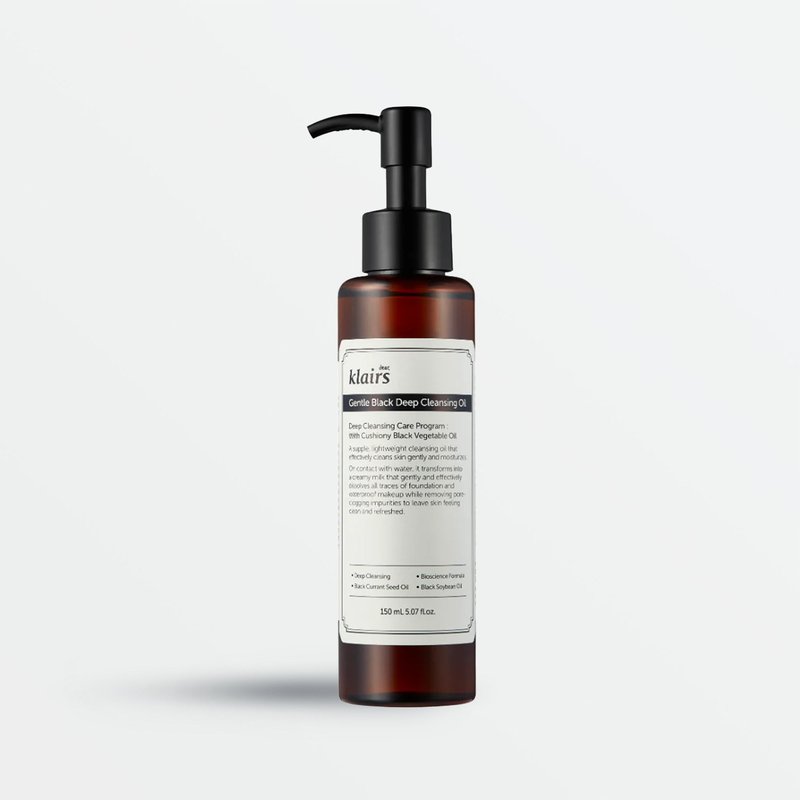 Gentle Black Deep Cleansing Oil (150ml)