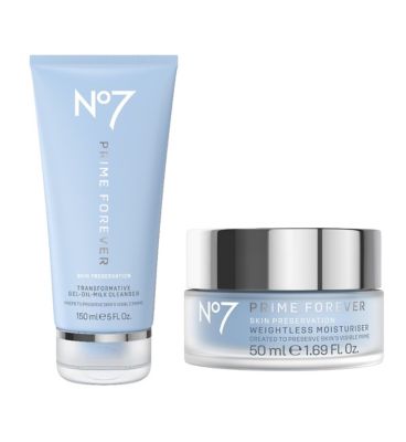No7 Prime Forever Moisturiser & Cleanser Duo