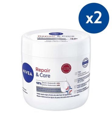 NIVEA Repair  Care Body Moisturiser 400ml Bundle