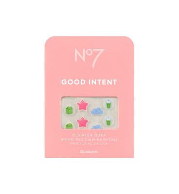 No7 Good Intent Blemish Buff Hydrocolloid Blemish Patches 32 Pack