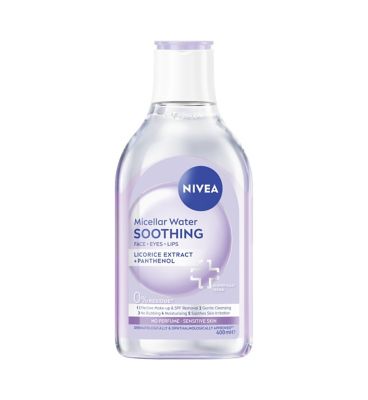 NIVEA Soothing Micellar Water for Sensitive Skin, 400ml